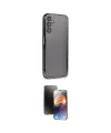 ieg™ Galaxy A14 4G Kılıf Vadi Minimal - Siyah 3D Antistatik Mat Seramik Nano Ekran Koruyucu