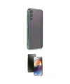 ieg™ Galaxy A14 4G Kılıf Vadi Minimal - Siyah 3D Antistatik Mat Seramik Nano Ekran Koruyucu
