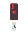 ieg™ Galaxy A14 4G Kılıf Yörünge Çizgi - Şeffaf Pasifik Cam Ekran Koruyucu