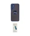 ieg™ Galaxy A14 4G Kılıf Yörünge Çizgi - Şeffaf Pasifik Cam Ekran Koruyucu