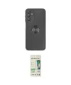 ieg™ Galaxy A14 4G Kılıf Yörünge Çizgi - Siyah 20D Premium Cam Ekran Koruyucu