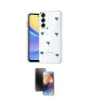 ieg™ Galaxy A14 4G Kılıf Yörünge Form - Siyah 3D Antistatik Mat Seramik Nano Ekran Koruyucu