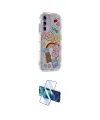 ieg™ Galaxy A15 4G Kılıf Ahenk Modern Serisi - Siyah 3D Antistatik Cam Ekran Koruyucu