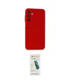ieg™ Galaxy A15 4G Kılıf Ahenk Serisi - Şeffaf Pasifik Cam Ekran Koruyucu