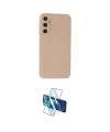 ieg™ Galaxy A15 4G Kılıf Ahenk Serisi - Siyah 3D Antistatik Cam Ekran Koruyucu