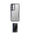 ieg™ Galaxy A15 4G Kılıf Akış Çizgi Koleksiyonu - Siyah 3D Antistatik Hayalet Cam Ekran Koruyucu