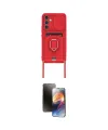 ieg™ Galaxy A15 4G Kılıf Vadi Form Prime - Siyah 3D Antistatik Mat Seramik Nano Ekran Koruyucu