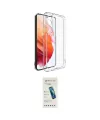 ieg™ Galaxy A15 4G Kılıf Zirve Doku - Şeffaf Pasifik Cam Ekran Koruyucu