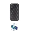 ieg™ Galaxy A15 4G Kılıf Zirve Form - Siyah 3D Antistatik Cam Ekran Koruyucu