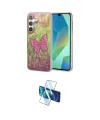 ieg™ Galaxy A15 4G Kılıf Zirve Modern Prime - Siyah 3D Antistatik Cam Ekran Koruyucu