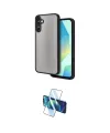 ieg™ Galaxy A16 5G Kılıf Ahenk Çizgi Serisi - Siyah 3D Antistatik Cam Ekran Koruyucu