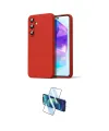 ieg™ Galaxy A16 5G Kılıf Ahenk Serisi - Siyah 3D Antistatik Cam Ekran Koruyucu