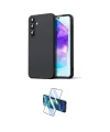 ieg™ Galaxy A16 5G Kılıf Ahenk Serisi - Siyah 3D Antistatik Cam Ekran Koruyucu