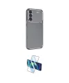 ieg™ Galaxy A16 5G Kılıf Eksen Form Prime - Siyah 3D Antistatik Seramik Nano Ekran Koruyucu