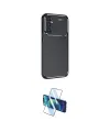 ieg™ Galaxy A16 5G Kılıf Eksen Form Prime - Siyah 3D Antistatik Seramik Nano Ekran Koruyucu