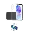 ieg™ Galaxy A16 5G Kılıf Zirve Doku - Siyah 3D Antistatik Cam Ekran Koruyucu