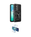 ieg™ Galaxy A17 5G Kılıf Ahenk Klasik - Siyah 3D Antistatik Seramik Nano Ekran Koruyucu
