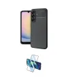 ieg™ Galaxy A17 5G Kılıf Eksen Form Prime - Siyah 3D Antistatik Seramik Nano Ekran Koruyucu
