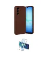 ieg™ Galaxy A17 5G Kılıf Nova Işık - Siyah 3D Antistatik Cam Ekran Koruyucu