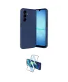 ieg™ Galaxy A17 5G Kılıf Nova Işık - Siyah 3D Antistatik Cam Ekran Koruyucu