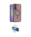 ieg™ Galaxy A17 5G Kılıf Siluet Minimal Prime - Siyah 3D Antistatik Cam Ekran Koruyucu