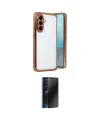 ieg™ Galaxy A17 5G Kılıf Vadi Minimal - Siyah 3D Antistatik Hayalet Cam Ekran Koruyucu