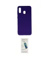 ieg™ Galaxy A20 Kılıf Ahenk Serisi - Şeffaf Pasifik Cam Ekran Koruyucu