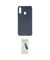 ieg™ Galaxy A20S Kılıf Ahenk Serisi - Şeffaf Pasifik Cam Ekran Koruyucu