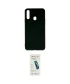 ieg™ Galaxy A20S Kılıf Ahenk Serisi - Şeffaf Pasifik Cam Ekran Koruyucu