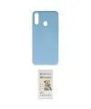 ieg™ Galaxy A20S Kılıf Ahenk Serisi - Siyah Mat Seramik Nano Ekran Koruyucu