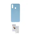 ieg™ Galaxy A20S Kılıf Ahenk Serisi - Siyah Seramik Nano Ekran Koruyucu
