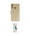 ieg™ Galaxy A20S Kılıf Siluet Işık Serisi - Şeffaf Pasifik Cam Ekran Koruyucu