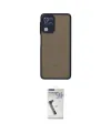 ieg™ Galaxy A22 Kılıf Ahenk Çizgi Serisi - Şeffaf Uv Polymer Nano Ekran Koruyucu