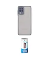 ieg™ Galaxy A22 Kılıf Ahenk Çizgi Serisi - Siyah 5D Eko Cam Ekran Koruyucu