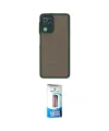 ieg™ Galaxy A22 Kılıf Ahenk Çizgi Serisi - Siyah 5D Eko Cam Ekran Koruyucu