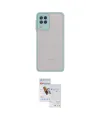 ieg™ Galaxy A22 Kılıf Ahenk Çizgi Serisi - Siyah Seramik Nano Ekran Koruyucu