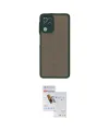 ieg™ Galaxy A22 Kılıf Ahenk Çizgi Serisi - Siyah Seramik Nano Ekran Koruyucu