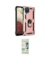 ieg™ Galaxy A22 Kılıf Ahenk Klasik Koleksiyonu - Siyah 20D Premium Cam Ekran Koruyucu