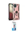 ieg™ Galaxy A22 Kılıf Ahenk Klasik Koleksiyonu - Siyah 5D Eko Cam Ekran Koruyucu