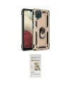 ieg™ Galaxy A22 Kılıf Ahenk Klasik Koleksiyonu - Siyah Mat Seramik Nano Ekran Koruyucu