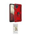 ieg™ Galaxy A22 Kılıf Ahenk Klasik Koleksiyonu - Siyah Mat Seramik Nano Ekran Koruyucu