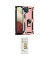 ieg™ Galaxy A22 Kılıf Ahenk Klasik Koleksiyonu - Siyah Mat Seramik Nano Ekran Koruyucu