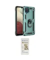 ieg™ Galaxy A22 Kılıf Ahenk Klasik Koleksiyonu - Siyah Mat Seramik Nano Ekran Koruyucu