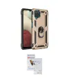 ieg™ Galaxy A22 Kılıf Ahenk Klasik Koleksiyonu - Siyah Seramik Nano Ekran Koruyucu