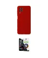 ieg™ Galaxy A22 Kılıf Ahenk Serisi - Şeffaf Temperli Cam Ekran Koruyucu