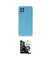 ieg™ Galaxy A22 Kılıf Ahenk Serisi - Şeffaf Temperli Cam Ekran Koruyucu