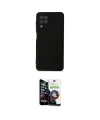 ieg™ Galaxy A22 Kılıf Ahenk Serisi - Şeffaf Temperli Cam Ekran Koruyucu