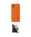 ieg™ Galaxy A22 Kılıf Ahenk Serisi - Şeffaf Temperli Cam Ekran Koruyucu