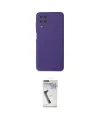 ieg™ Galaxy A22 Kılıf Ahenk Serisi - Şeffaf Uv Polymer Nano Ekran Koruyucu