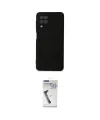 ieg™ Galaxy A22 Kılıf Ahenk Serisi - Şeffaf Uv Polymer Nano Ekran Koruyucu
